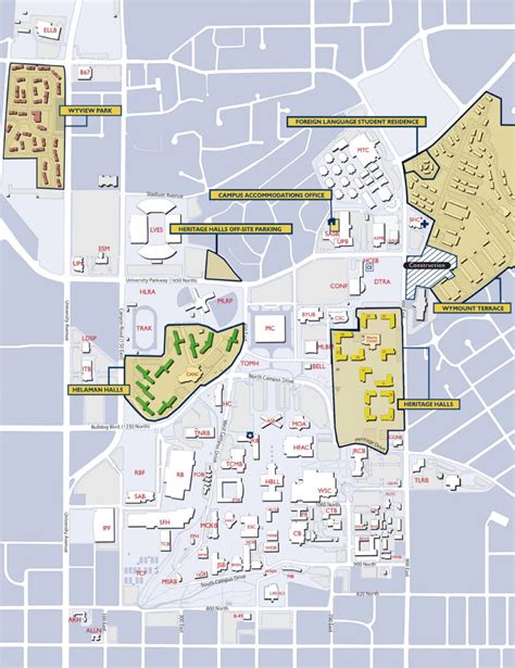 Byu Idaho Campus Map - Map Of South America