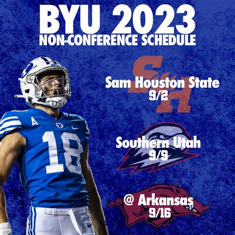 Byu football fan color schedule 2022. After the 2022 season, BYU will join the Power Five ranks as a member of the Big 12 Conference. Along with a new fan t-shirt, the BYU Store released a new 2022 football schedule magnet for $5.99 and a football helmet flag for $14.99. BYU opens up the 2022 season on the road against the USF Bulls in Tampa, Florida on Saturday, September 3. 