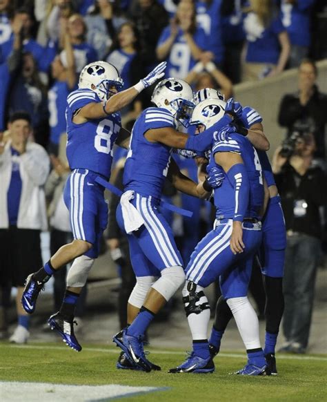 BYU is the only school with an exclusive television deal with ESPN and played 11 games on one of the ESPN networks in 2011, including five on ESPN, four on ESPN2 and two on ESPNU. Since 2011, every BYU home football game has been televised to a live national audience on the ESPN family of networks or BYUtv.. 
