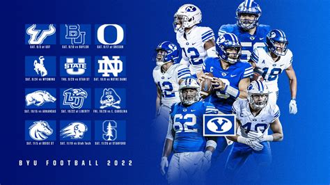 BYU Cougars. BYU. Cougars. ESPN has the full 2021 BYU Cougars Regular Season NCAAF schedule. Includes game times, TV listings and ticket information for all Cougars games. . 