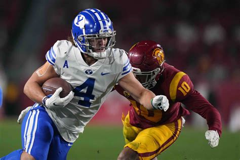 Byu playing today. Sep 29, 2023 · 1. Harder than you think. On paper, this is a gettable game for the Cougars. BYU is playing at home on a Friday against a team with a comparable roster. Cincinnati is making the move to the Power ... 