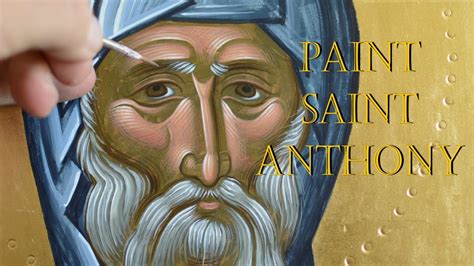 Byzantine Iconography Tutorial. How to Paint the Icon of Saint Anthony