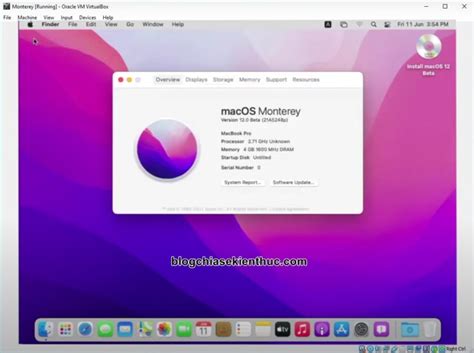 Cài macOS trên Virtualbox (máy ảo đang chạy trên Windows)