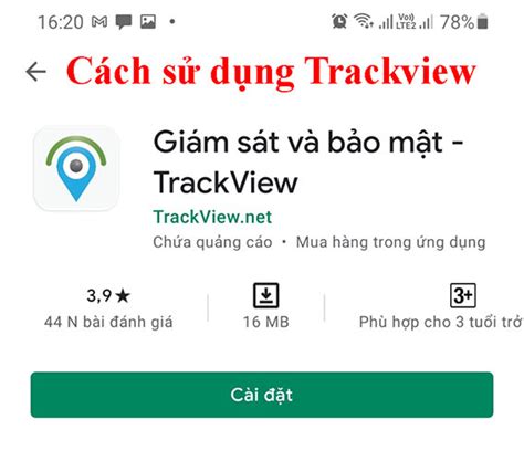 Cách sử dụng Trackview cho iPhone, Android, máy tính