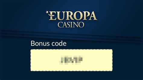 Código de bono para casino europa.