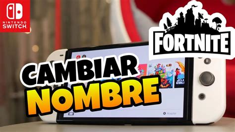 Cómo cambiar el nombre en Fortnite Nintendo Switch