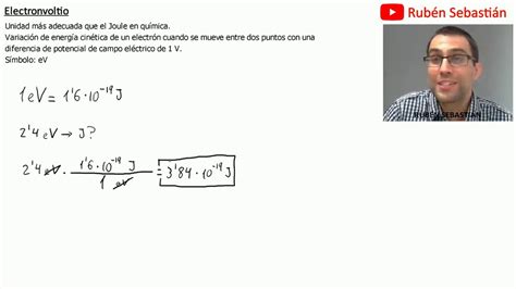 Cómo convertir electronvoltios (eV) a voltios (V)