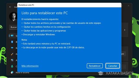 Cómo restablecer Windows 11 de forma rápida para resetear el