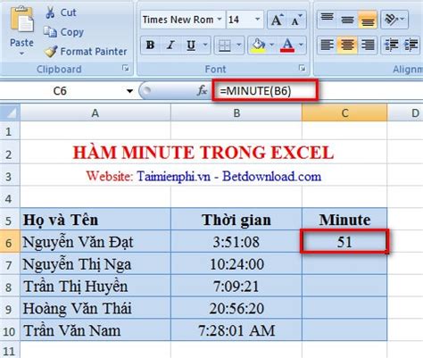 Công thức tính tổng thời gian trong Excel, cộng thời gian