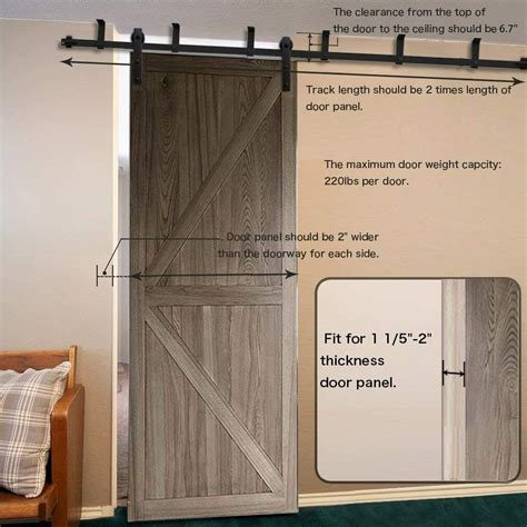 C (NO C): Home I, He 4FT C Sg Barn Door H T Kit Mini Sg Door T …