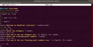 C++ Template A Simple and Excellent Concept to Master DataFlair