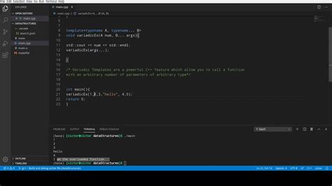 C++ Tutorial Variadic Templates YouTube