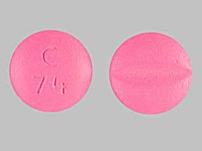 C 74 Color Pink Shape Round View details. WES 202 7.5/325. Acetaminophen and Oxycodone Hydrochloride ... If your pill has no imprint it could be a vitamin, diet .... 