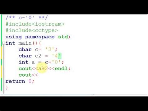 C Convert Int to Char