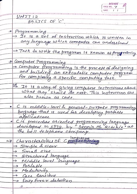 C For Computer Science And Engineering