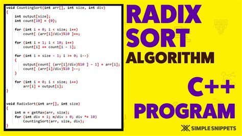 C Program for Radix Sort - tutorialspoint.com