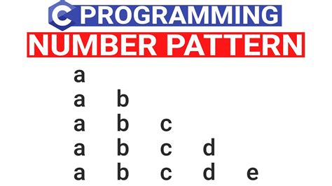 C Program to Print ALPHABET TRIANGLE Pattern FLOYD TRIANGLE YouTube