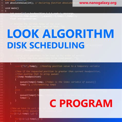 C Program to Simulate LOOK Disk Scheduling Algorithm