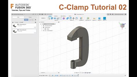 C clamp fusion 360.  It was time for a solution.  This is a great way to ...