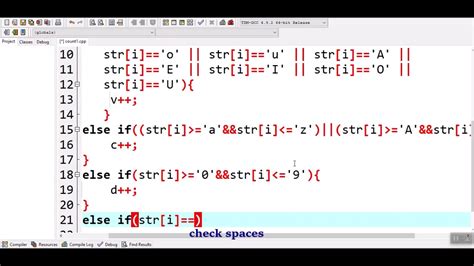 C code: count vowels,consonants,digits,special ... - Codeforcoding