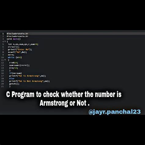 C program to check whether a number is armstrong number or not