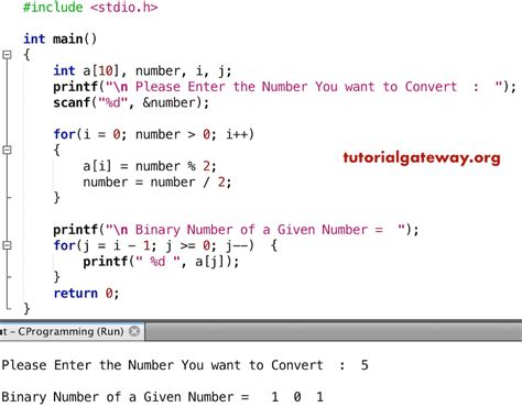 C program to convert character into binary.  May 15, 2012 · i new in c++ programming , have b...