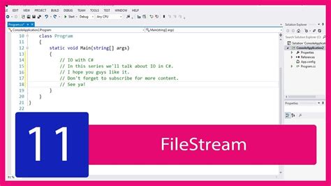 C program to demonstrate the use of FileStream class Just Tech Review