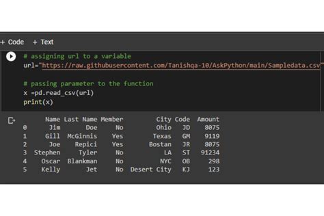 C read CSV file from URL with....