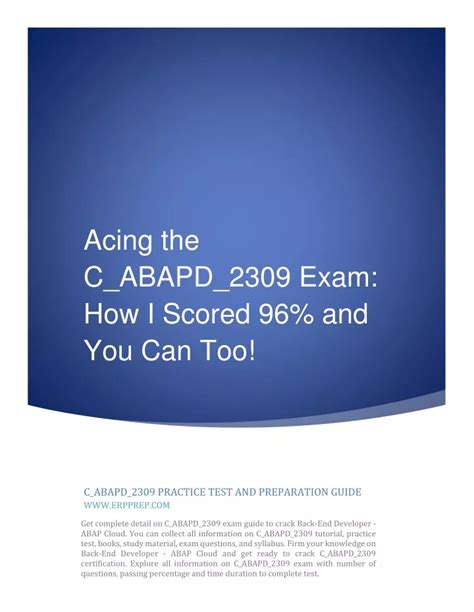 C-ABAPD-2309 Exam Fragen