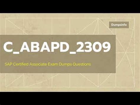 C-ABAPD-2309 Exam Fragen