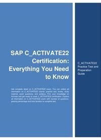 C-ACTIVATE22 PDF Testsoftware