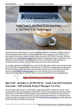 C-ACTIVATE22 Testengine