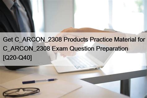 C-ARCON-2308 Exam