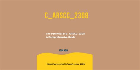 C-ARSCC-2308 Unterlage