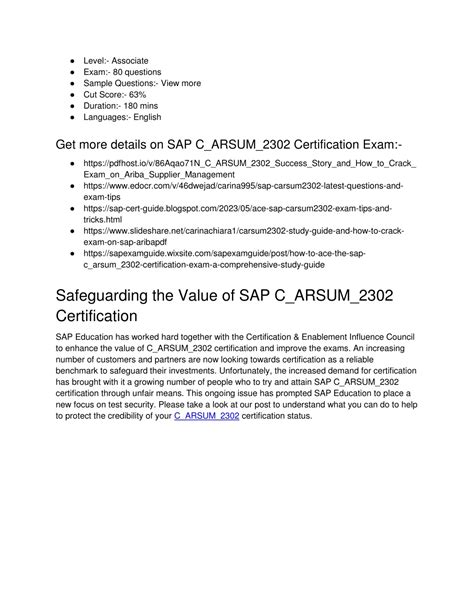 C-ARSUM-2302 Zertifizierungsantworten
