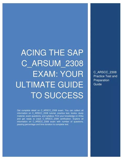 C-ARSUM-2308 Praxisprüfung