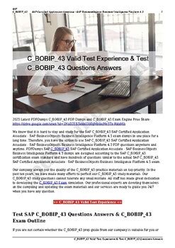 C-BOBIP-43 Online Tests
