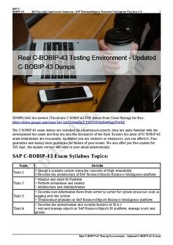 C-BOBIP-43 PDF Demo