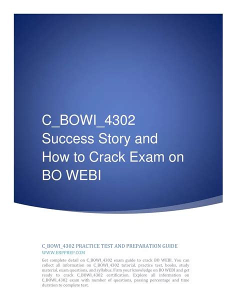 C-BOWI-4302 Übungsmaterialien