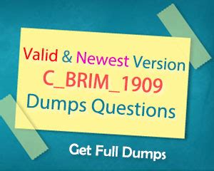 C-BRIM-1909 Exam Dump