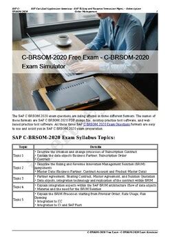 C-BRSOM-2020 Exam