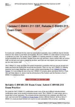 C-BW4H-211 Exam