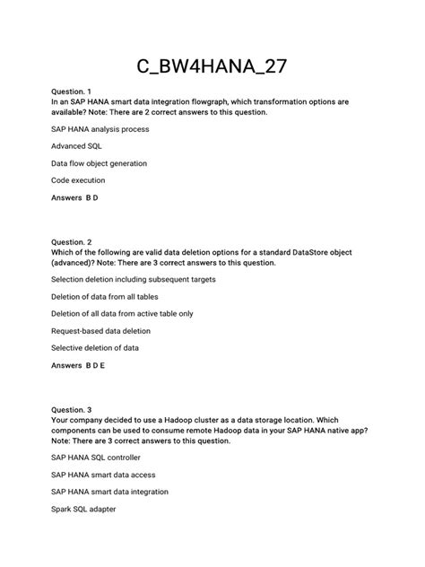 C-BW4HANA-27 PDF