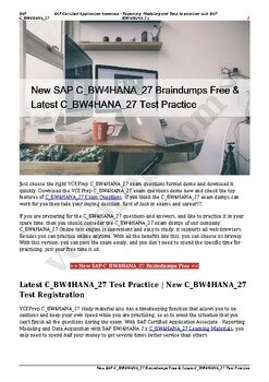 C-BW4HANA-27 Tests