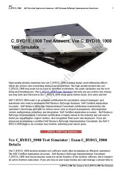 C-BYD15-1908 Test Price