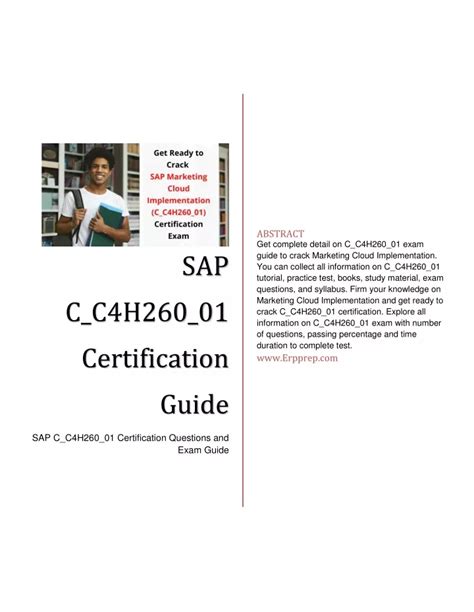 C-C4H260-01 Certification Questions