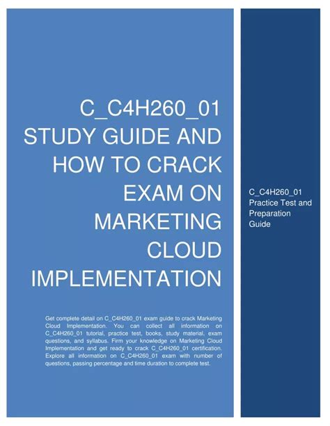 C-C4H260-01 Exam Pattern
