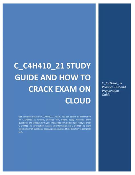 C-C4H410-21 Exam