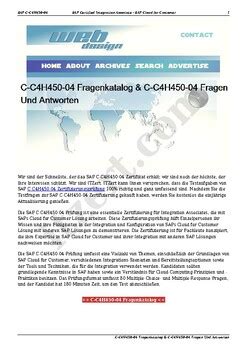 C-C4H450-04 PDF Testsoftware