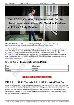 C-C4H460-21 PDF Demo